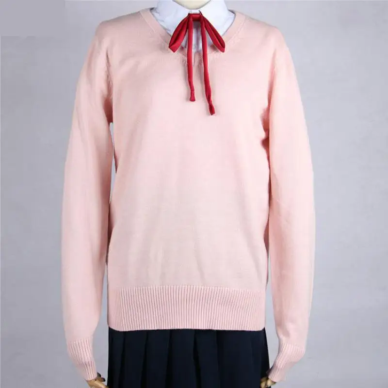 Japanischen Stil Studenten Mädchen Strickjacken Pullover Sailor Mond Jk Schule Uniformen Baumwolle Symbol Stickerei Strickwaren Herbst Winter