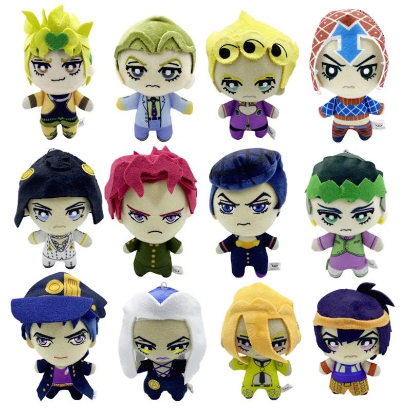 Jojo's Bizarre Adventure Golden Wind Bugatti Abacio Fukuoka Kira Rohan Kishibe Kyosuke Toshitaro Toshitaro Plush Pendanttoy Toy