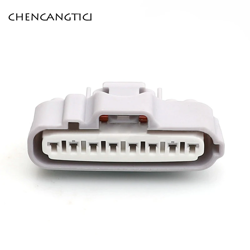 1 Set 8 Pin Automobile Wire Harness Electronic Cable Connector Toyota Female Left Right Groove Plug Socket With Terminal
