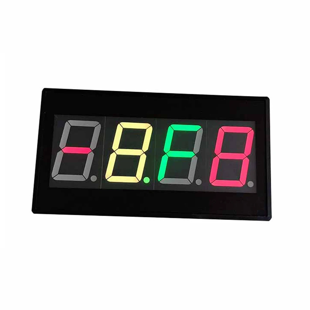 Taidacent 10-36V 1.8 Inch 4 Digit 7 Segment Display Module RS485 LED Display ASCII Modbus Display Panel