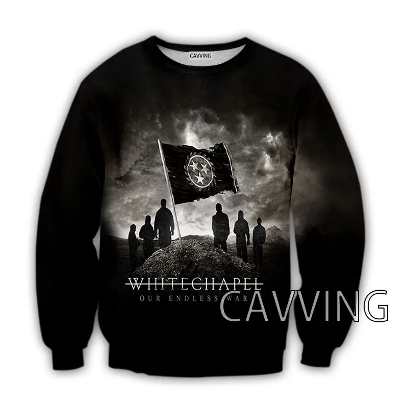 Cavving 3D Gedrukt Whitechapel Band Crewneck Sweatshirts Harajuku Stijlen Tops Lange Mouw Sweatshirts Voor Mannen/Vrouwen