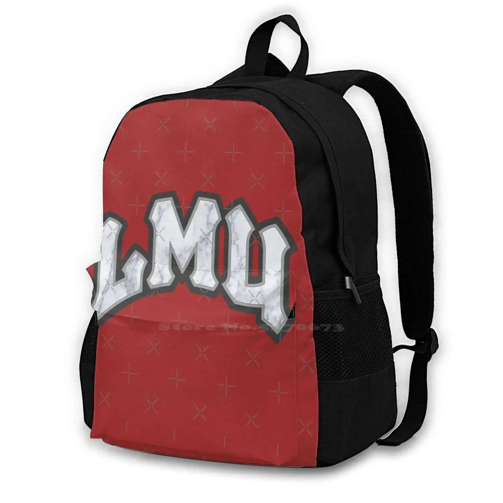 Lmu White Marble Hot Sale Schoolbag Backpack Fashion Bags Lmu Marble University Loyola Marymount Usc Los Angeles Jesuit Trendy