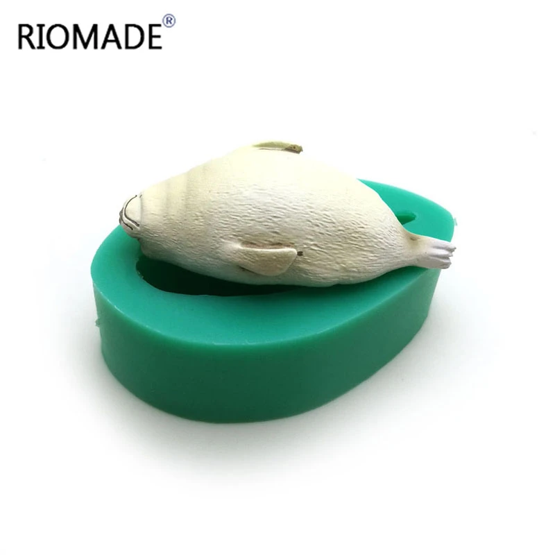 Marine Animal Sea Lion Silicone Fondant Molds Cake Decorating Tools Polar Bear Shape Chocolate Dessert Kitchen Baking Mould