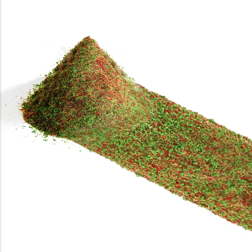 10G Statyczna trawa Model Terrain Symulacja Proszek uziemiający Liście do pociągu kolejowego Wargame Krajobraz Sceneria Diorama Akcesoria