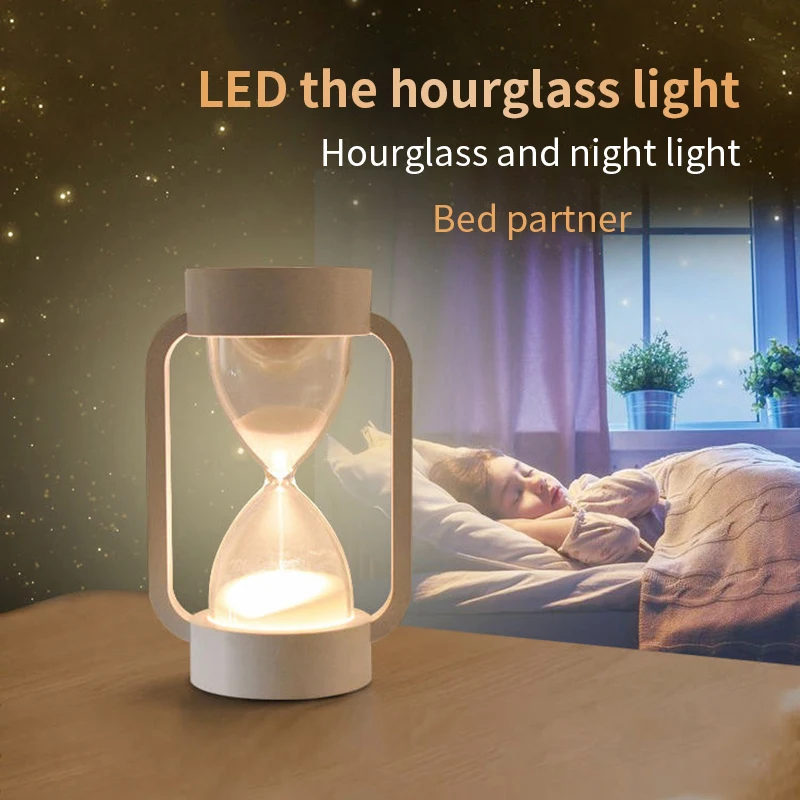 

Led Induction Hourglass Sleeping Light Rgb Atmosphere Children Illumination Light Lamp Creative Gift Ins Night Light