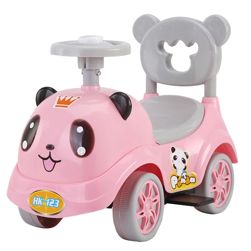 Children\'s twist car 1-3 years old baby scooter with music baby girl and boy four-wheeled can sit on toy scooter yo car gift