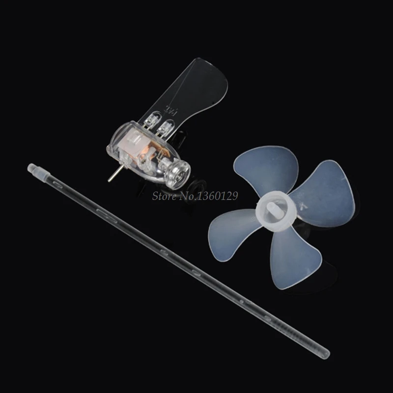 Mini generador de turbinas eólicas más pequeño, herramientas de enseñanza LED, modelo de muestra, venta al por mayor y envío directo