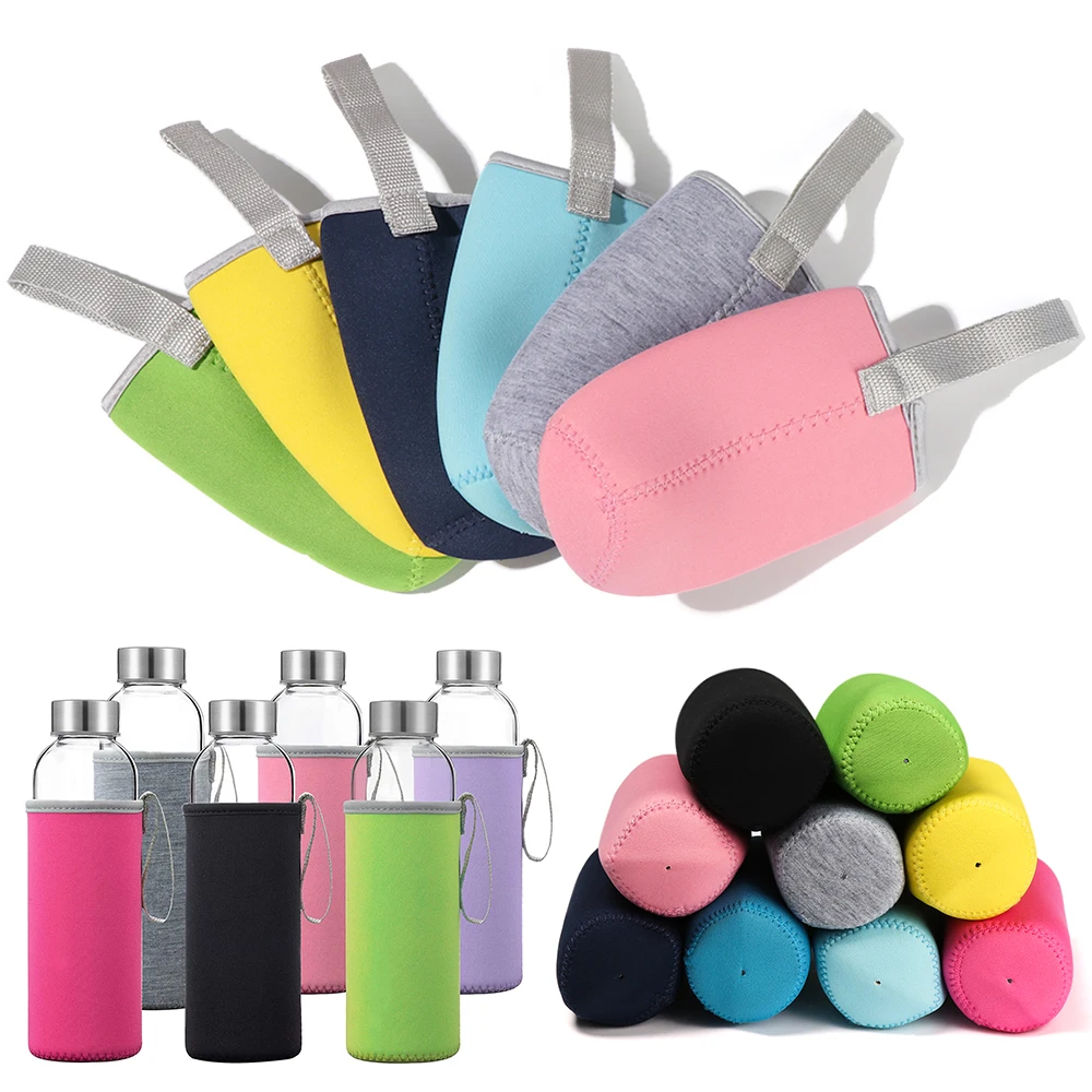 1 PC New Sport Water Bottle Cover Neoprene Insulator Sleeve Bag Case Pouch  Portable Vacuum Cup Set Sport Camping Accessories