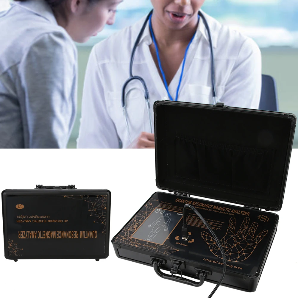 Professional Sub-Health Detector Microelement Analyzer Health Care Instrument with USB Cable Strict Health Statistics Processing