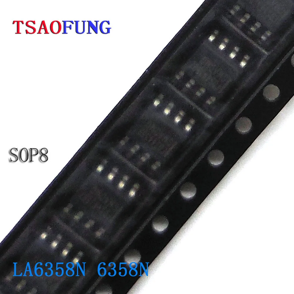 5Pieces LA6358N 6358N SOP8 Integrated Circuits Electronic Components