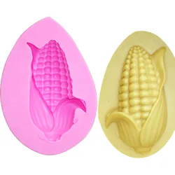 M0717 Vegetable Corn Mold cake decorating tools moule silicone Sweets Polymer Clay Mold