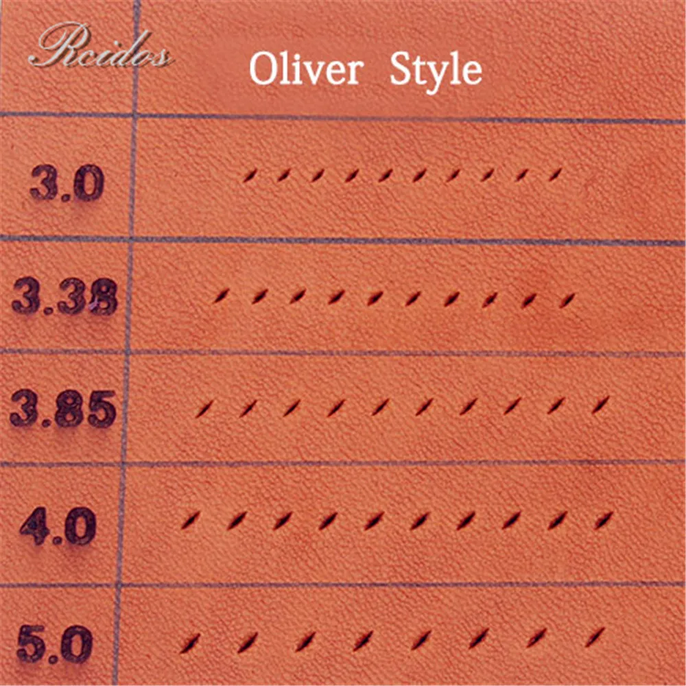 RCIDOS Hand Sewing  Oliver Hole Puncher,Manual Oliver Style Stitching hole Punching tools,Distance:3/3.38/3.85/4/5mm