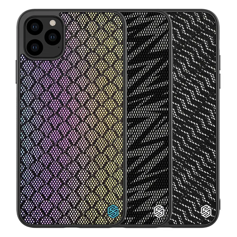 Genuine Nillkin Glitter Twinkle TPU Frame Hard PC Back Cover Case with Reflective Glass For Apple iPhone 11 Pro