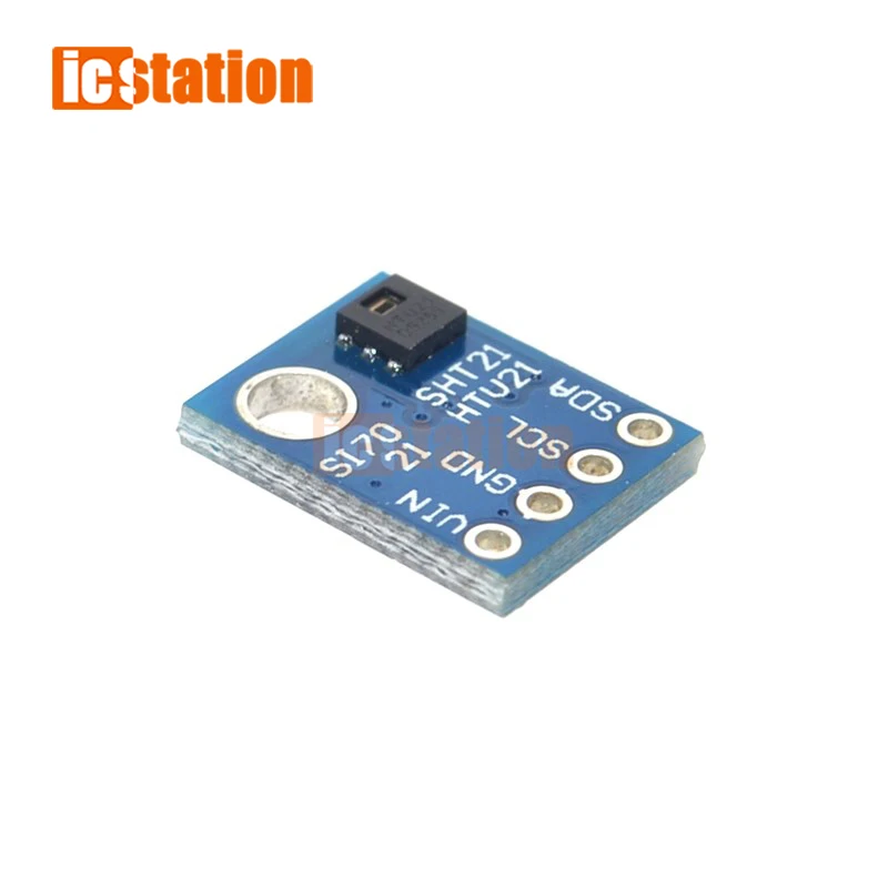 HTU21D Iic/I2C Digitale Temperatuur En Vochtigheid Sensor Breakout Board Module Voor Weerstations Humidor Controle 3.3V