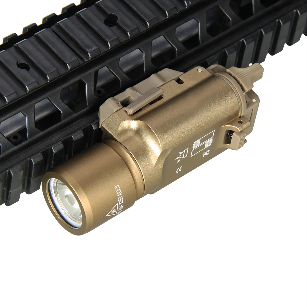 Factory Sell Directly Tactical Flashlight X300 LED Pistol Weapon Light White Light Gun for Hunting HK15-0026