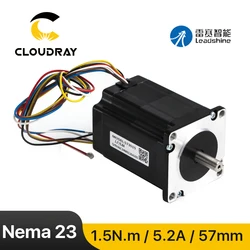 Leadshine Nema23 Stepper Motor 57mm 3 Phase 5.2A 150Ncm Stepper Motor（573S15）6-lead for 3D printer CNC XYZ