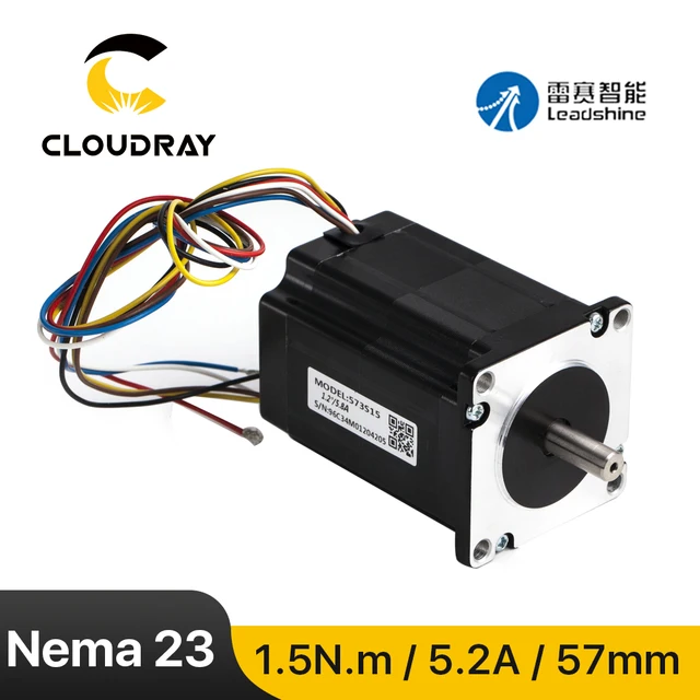 Leadshine Nema23 silnik krokowy 57mm 3 fazowy 5.2A 150Ncm silnik krokowy (573S15)6-doprowadzić do 3D drukarki CNC XYZ najczęściej oglądane-
