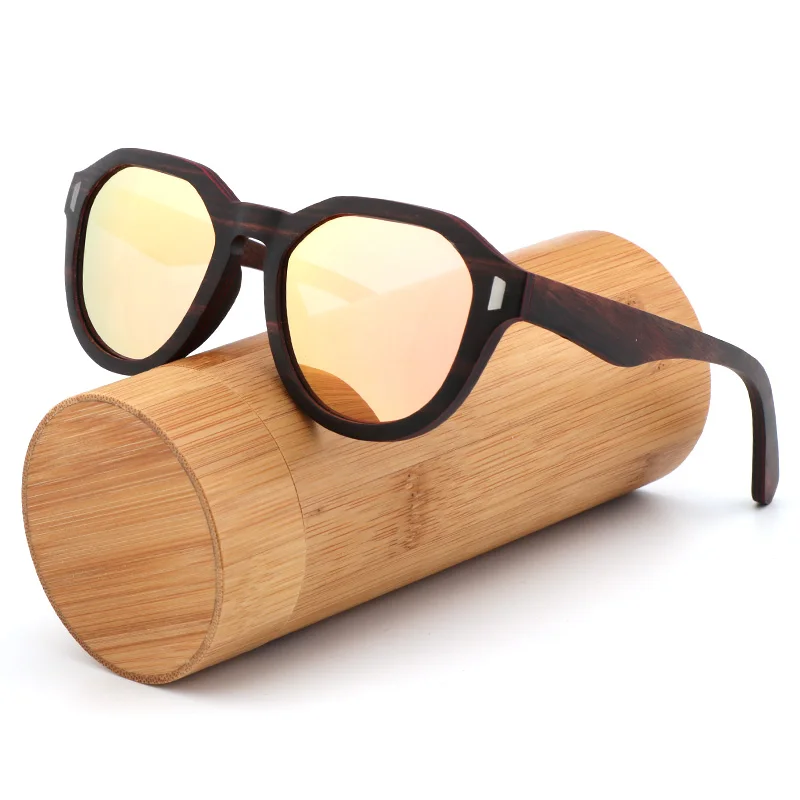 Retro Wooden Polarized Sunglasses For Men And Women Outdoor Goggles Handmade Natural Wood Sun Glasses  UV400 Gafas de sol