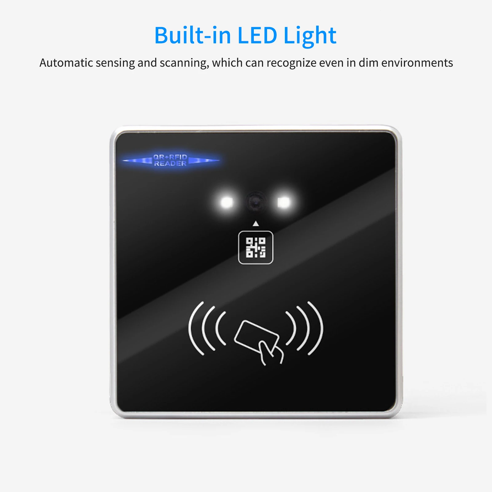 Embedded 1D 2D Barcode Scanner QR Bar Code RFID Card Reader Wiegand Connection Self-Induction for Gate Machine Tickets