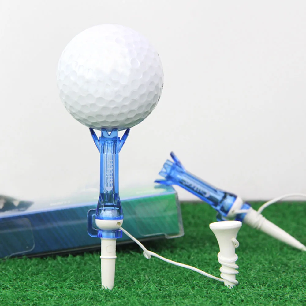 10Pcs/Lot Training Golf Tee Ball Holder Self Standing Practice Anti-flying Accessories Ball Studs Plastic Golf Tees Holder