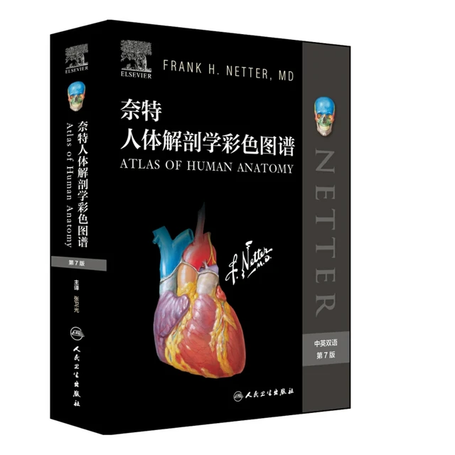 Atlas of Human Anatomy (Chinese And English Edition) 7th Edition Coloring  Book - AliExpress