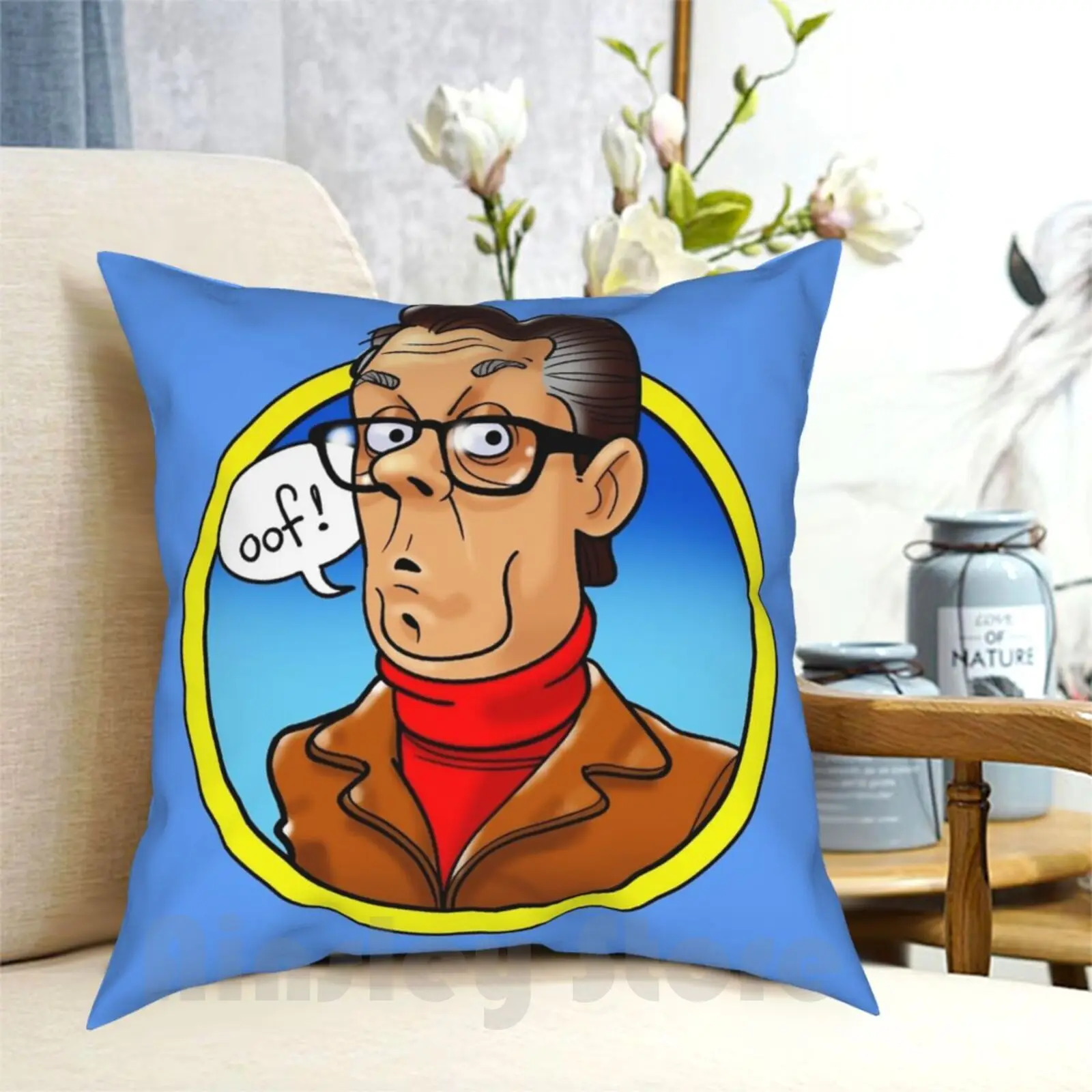 John shuttlewit sarung bantal dicetak rumah lembut DIY sarung bantal John shuttlewit penyanyi penulis lagu komedi komedi musik