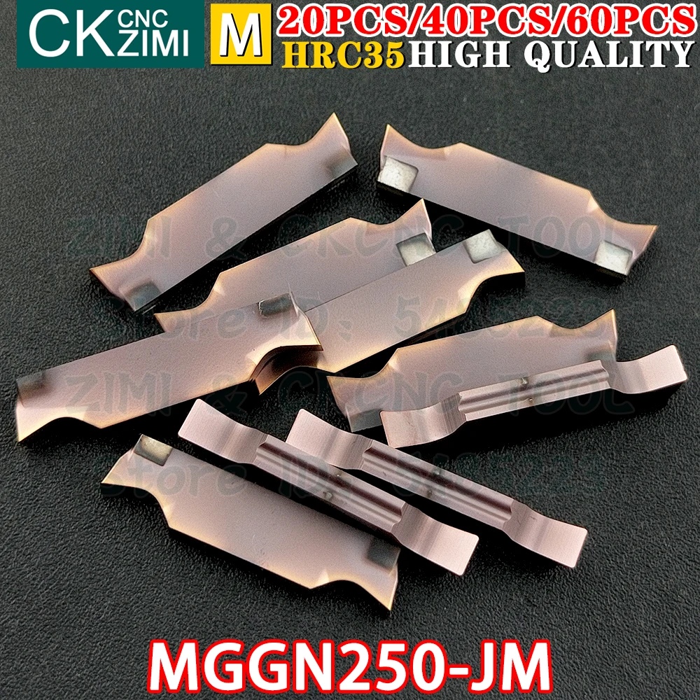 MGGN250-JM lf6018 mggn 250 jm lf6018 2.5mm carboneto inserção de corte sulco inserções ferramenta cnc torno de metal para aço inoxidável