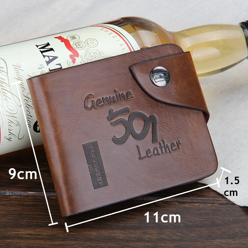 Leather Vintage Wallet Men Money Bag Purse Male Clutch Card Holder Hollow Out Men Wallets Coin Pocket Carteira