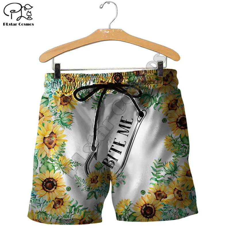 PLstar Cosmos Fishing 3D Printed 2021 New Fashion Men/Women Summer Casual Shorts Beach Short Pants Drop Shipping Style-F38