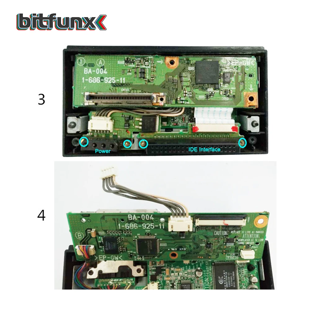 Bitfunx-Carte de mise à niveau adaptateur SATA pour Sony Playstation 2, adaptateur réseau d\'origine PS2 IDE
