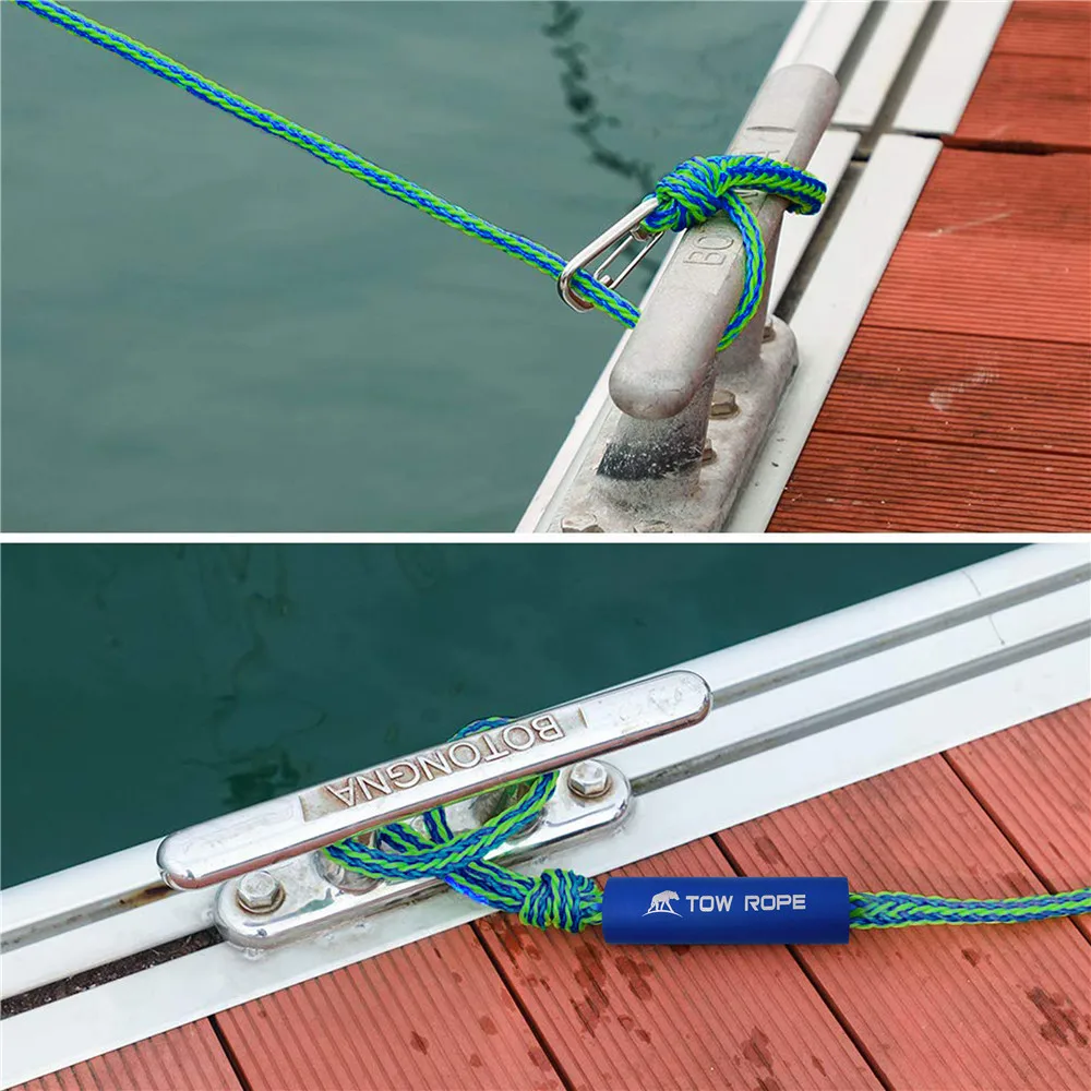 3 Sizes Heavy Duty Braided Dock Line Marine Dock Rope Docking Lines Mooring Rope Boat line 2.1m 3m 4.2m