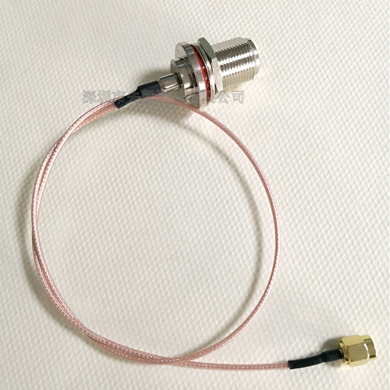 5pcs N female female pin to SMA male male pin RG178 coaxial RF cable fiberglass antenna adapter extension SMA-J