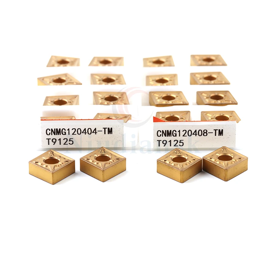 Инструменты для токарного станка с ЧПУ CNMG120404 TM T9125 CNMG120408 TM T9115, внешние фонари, Износостойкие вставки для нержавеющей стали