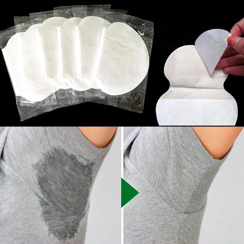 40-500Pcs Underarm Sweat Pads Armpit Absorbing Sweat Pad Deodorant Disposable Anti Sweat Perspiration Linings Sweat Stickers