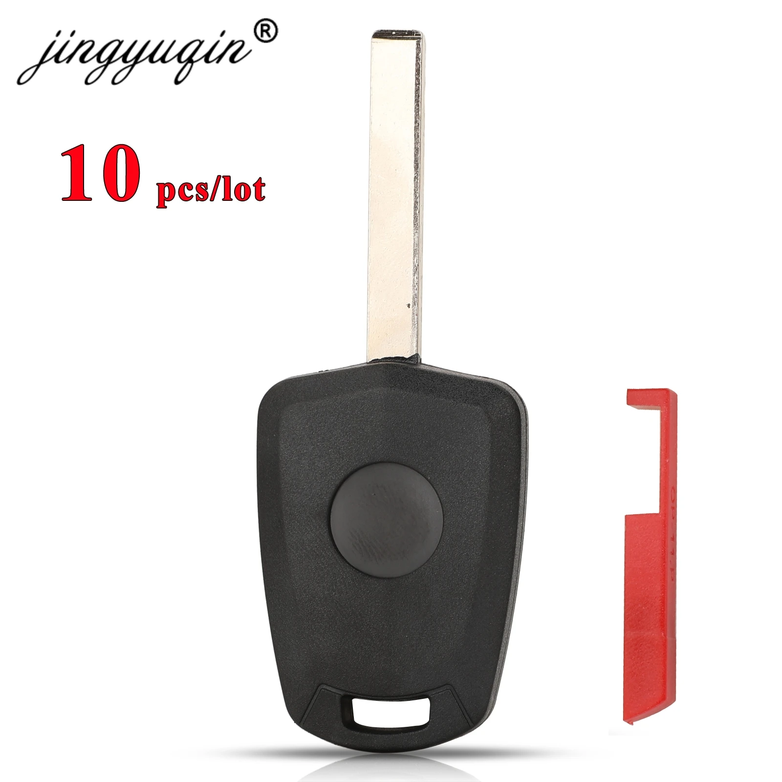 jingyuqin 10x Transponder Car Key Shell For Chevrolet AVEO Vauxhall Opel Camaro Cruze Equinox Impala Malibu Sonic Fob Case