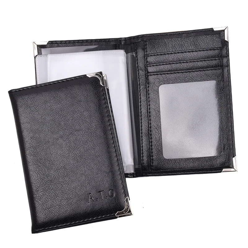 Auto Driver License Documents Bag Travel Passport Holder Protector Organizer Credit Card Case PU Leather