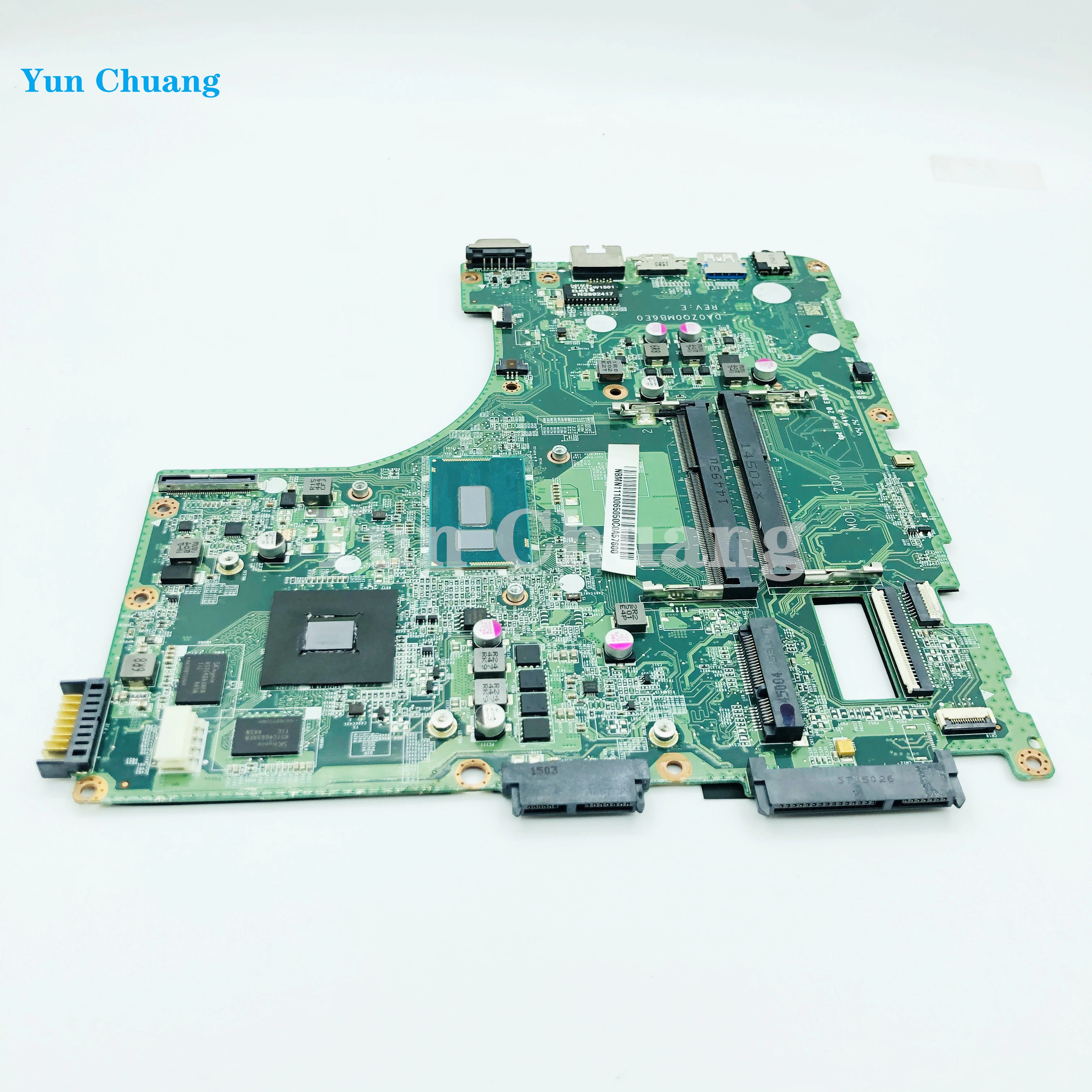 Imagem -04 - para Acer Aspire E5471g P246 E5-471 V3-472p Laptop Motherboard com I55200u Cpu Gt840m 820m Placa de Vídeo Da0zq0mb6e0 Nbmn111006