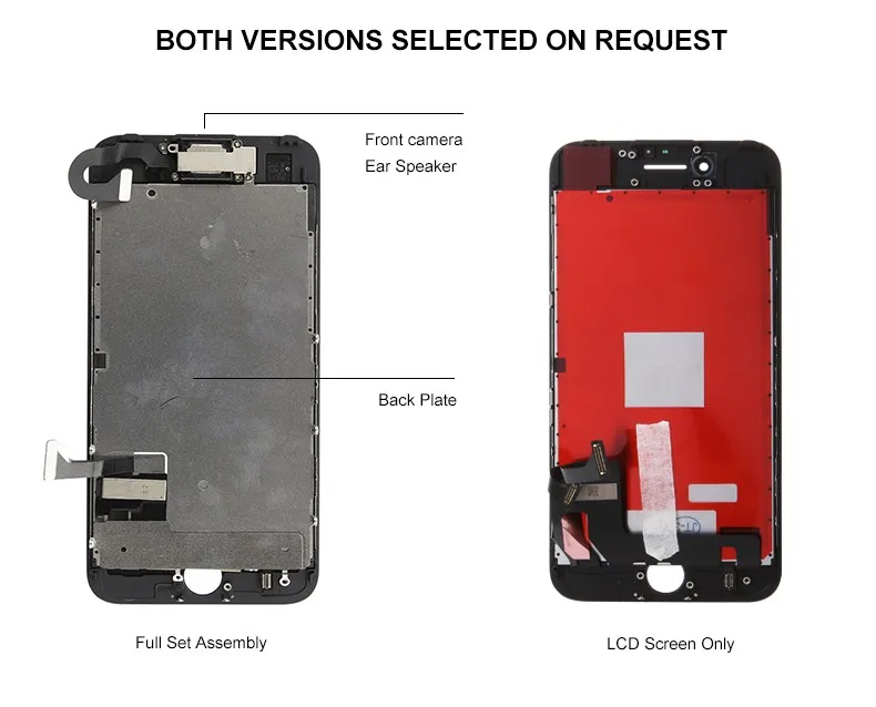 Full Set Screen For iPhone 7 8 Plus 8P 7P LCD Display Replacement For iPhone SE 2020 Screen Touch Digitizer Assembly+Camera