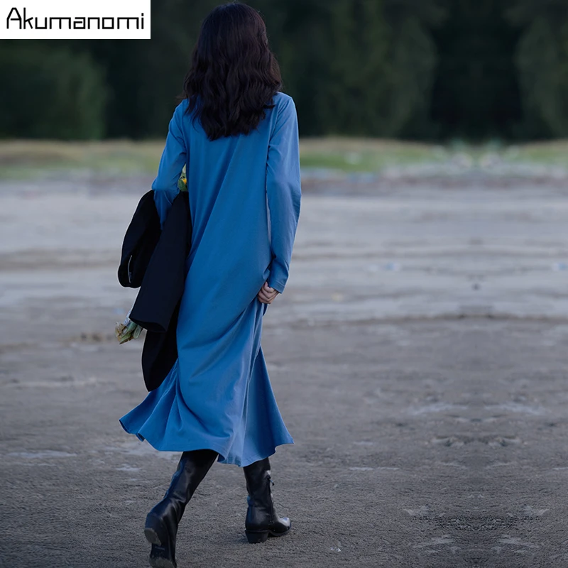 cotton maxi robe t-shirt dress autumn long sleeve plus size 7xl 6xl 5xl 43xxl 2020 women Oversized harajuku loose dresses free