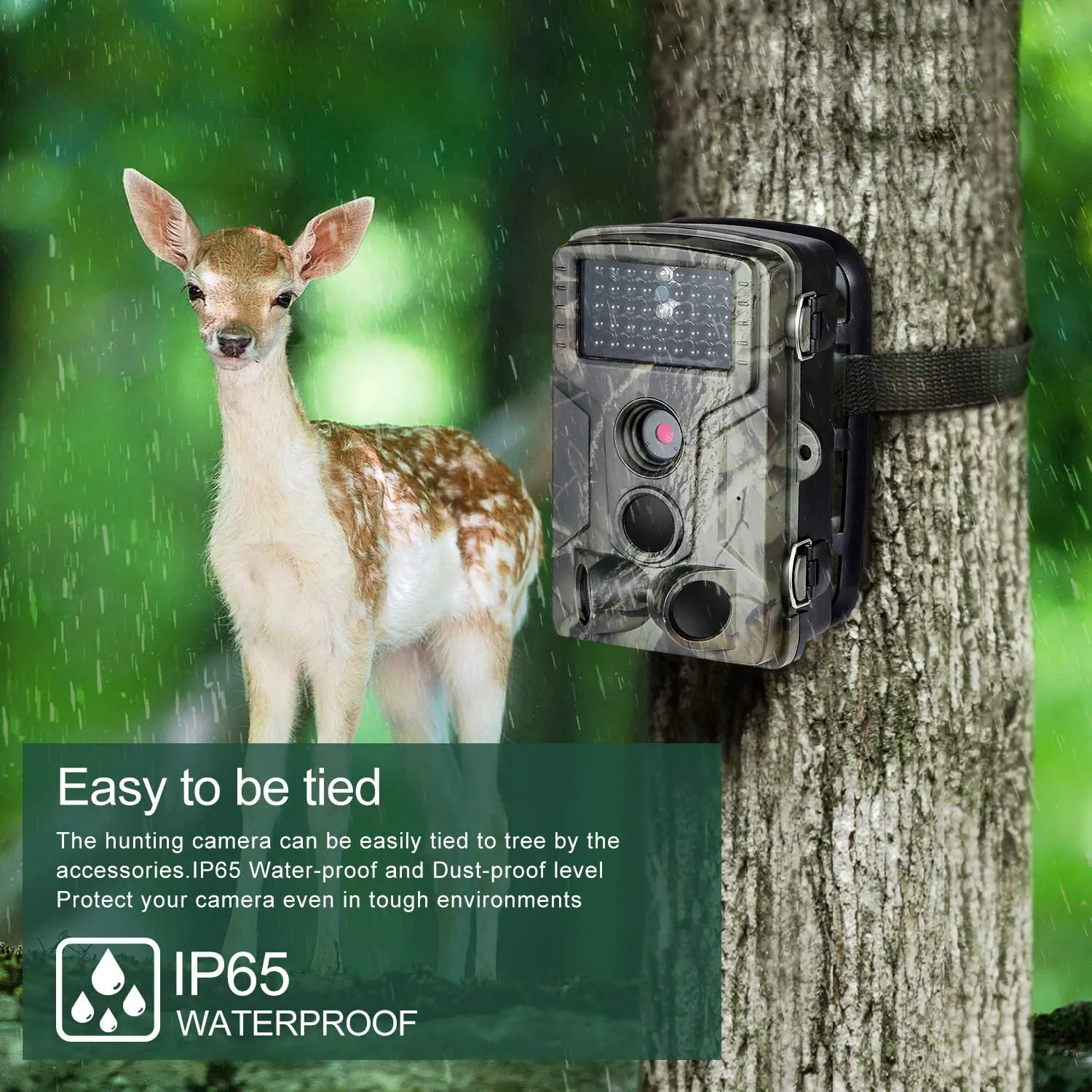 2.7K 24MP Wireless Trail Camera Hunting Cameras HC802A  Wildlife Surveillance Night Vision Tracking Photo Trap Cams