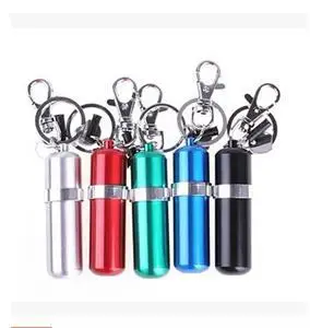 1 PC Alcohol Key Chains ST Burner Lamp With Keychain TS Designer Durable Portable Stainless Steel 6.5x2cm