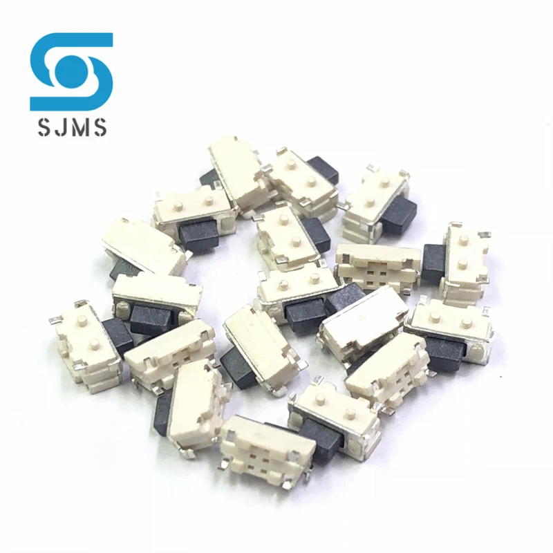 SJMS 20pcs/lot SMD Side press  2x4 2*4*3.5 MM micro SMD Tact Switch side button Switch phone button MP3 MP4 MP5 Tablet PC