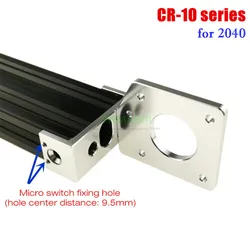 1pcs CR-10 CR-10S series All metal Y-axis motor fixed bracket/brace black for 2040 profile Creality 3D printer parts