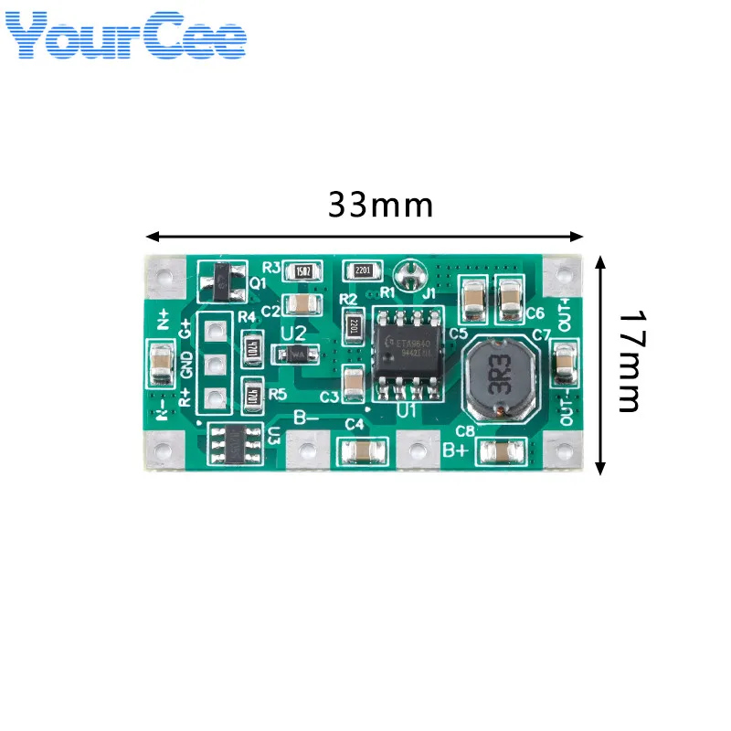 10pcs/1pc DC 5V 1A Charging Discharge Module 18650 Lithium Battery Voltage Converter UPS Uninterruptible Power Control Board