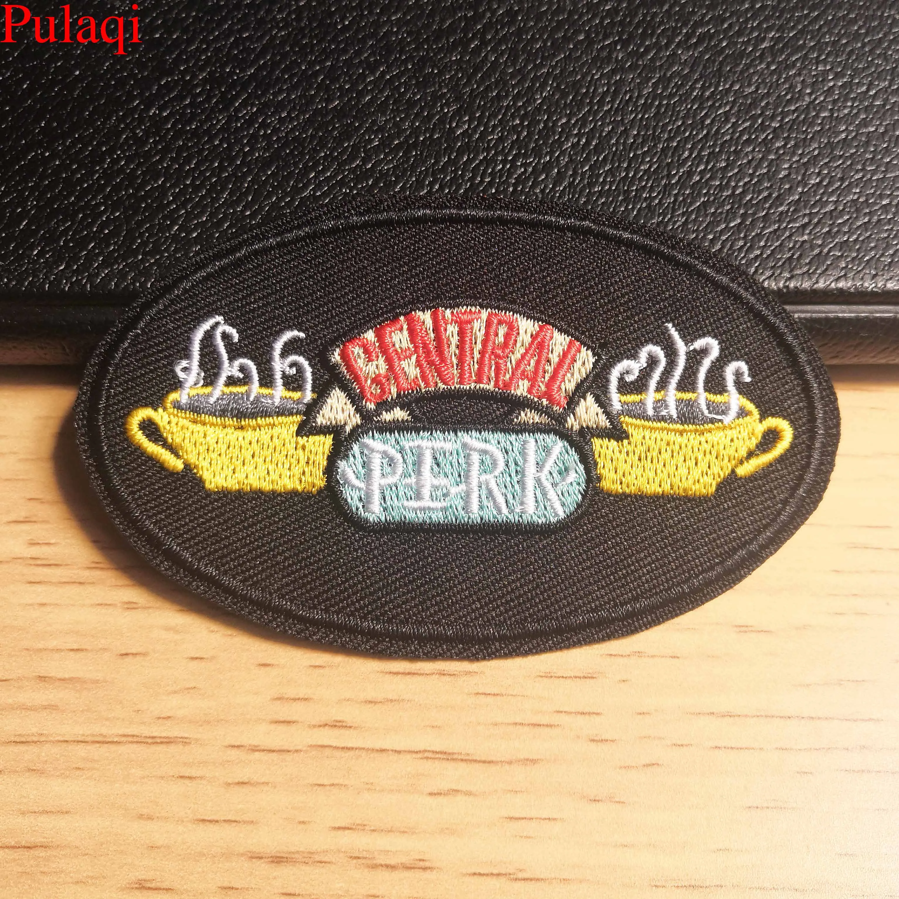 Pulaqi Friends Tv Show Patch Embroidered Iron On Patches For Clothing Sew Applique Sewing Patches Fabric Stripes For Clothes DIY