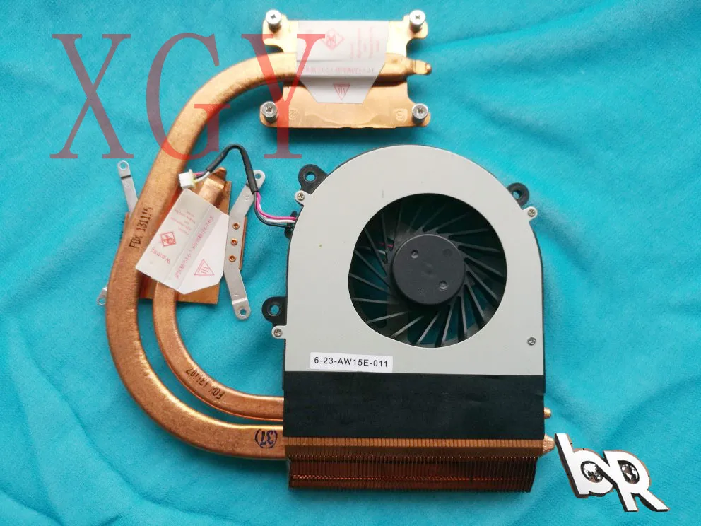 Used Original FOR Clevo k610c k590c k650d notebook fan radiator 6-23AW15E-011 100% test ok