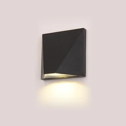Simple style Indoor Outdoor Waterproof 5W LED Wall Light Aluminum Garden Patio Aside Courtyard Porch Wall Lights AC85-265V