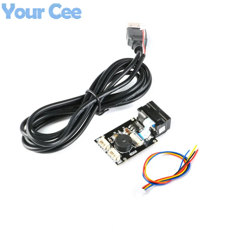 GM65 1D 2D Barcode Scanner Bar Code Reader QR Code Reader Module CMOS With Cable USB2.0 UART CMOS