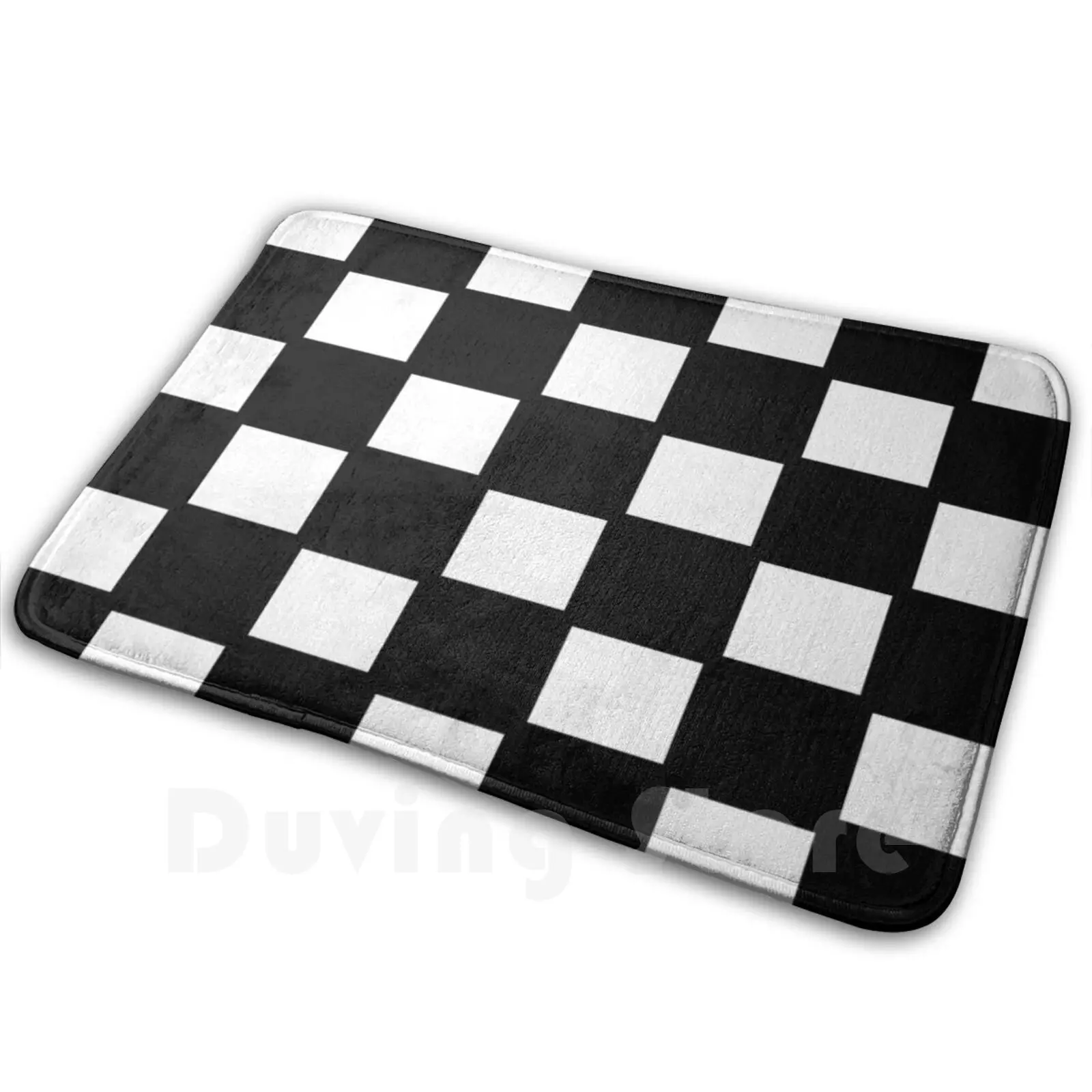 Race Flag Carpet Mat Rug Cushion Soft Non-Slip Race Flag Cars Formula Gp Francorchamps Monza Mugello Sochi Autodrom Yas