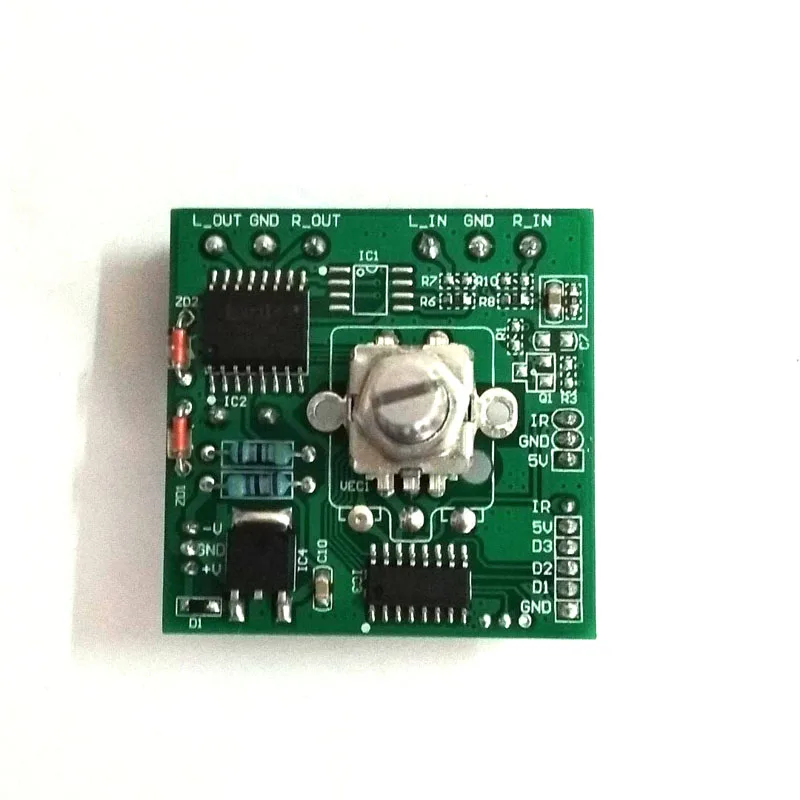 high-end PGA2310 volume control board Digital Potentiometer + LED display + remote FOR POWER Amplifier